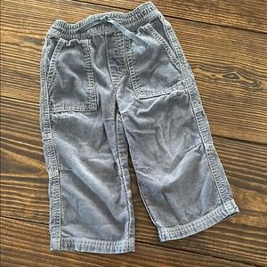Kids Gray Corduroy Pants